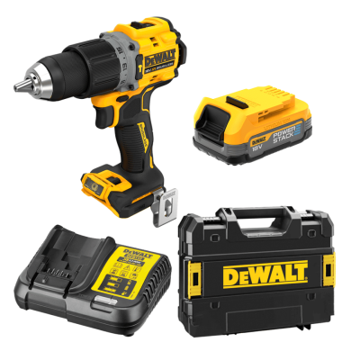 สว่านกระแทกไร้สาย 20 V DEWALT รุ่น DCD805E1T-B1