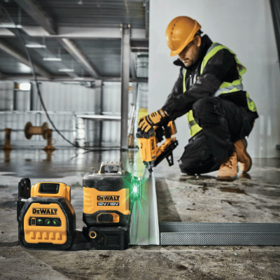 เลเซอร์วัดระดับแบบ 3 เส้น 360 องศา DEWALT รุ่น DCE089NG18-XJ  (เครื่องเปล่า)