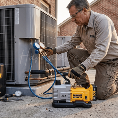 ปั๊มสุญญากาศไร้สาย 20V DEWALT รุ่น DCE510N-B1 (เฉพาะเครื่อง)