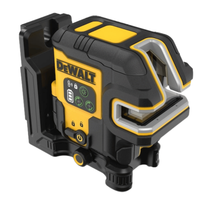 DEWALT DCLE14251GB-XJ USB Rechargeable Green 5 Spot and Cross Line Laser Kit