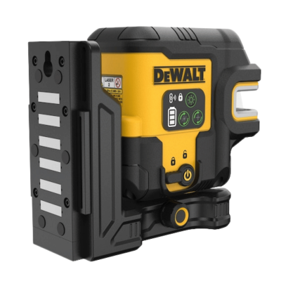 DEWALT DCLE14251GB-XJ USB Rechargeable Green 5 Spot and Cross Line Laser Kit