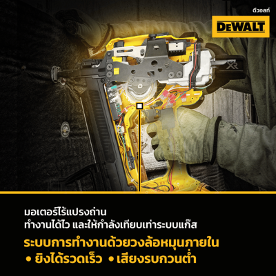 DEWALT DCN890N-XJ 18V/20V Cordless Concrete Nailer (Bare Unit)