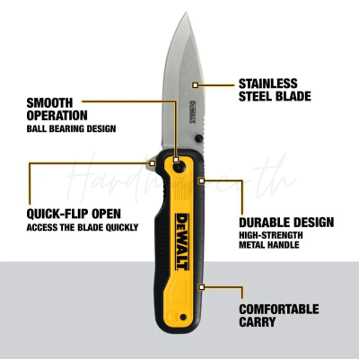 มีดพกสำหรับช่าง 3.0 DEWALT รุ่น DWHT10993