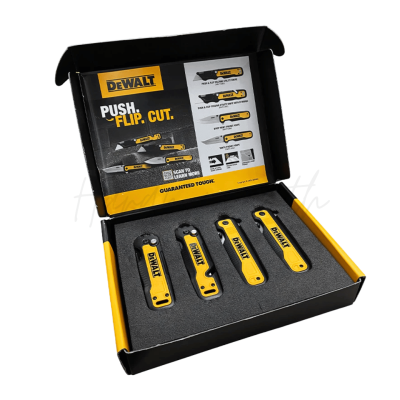 ชุดเซ็ทมีด Tough Serie DEWALT รุ่น DWHT10996S-AS (4 ชิ้น/ชุด) (DWHT10991, DWHT10992, DWHT10993, DWHT10994)