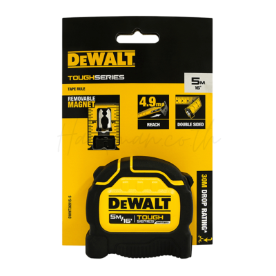 ตลับเมตร Tough Tape ขนาด 5 เมตร DEWALT รุ่น DWHT36915-30