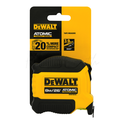ตลับเมตร ATOMIC COMPACT 8 M DEWALT รุ่น DWHT38118-30