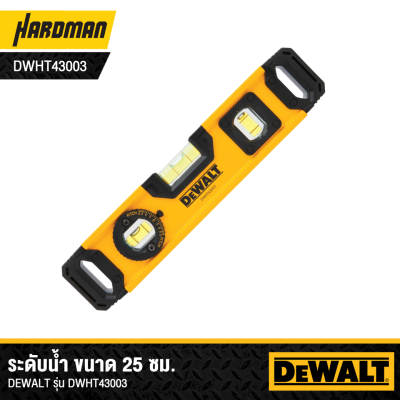 DEWALT Torpedo Level Size 25 CM Model DWHT43003