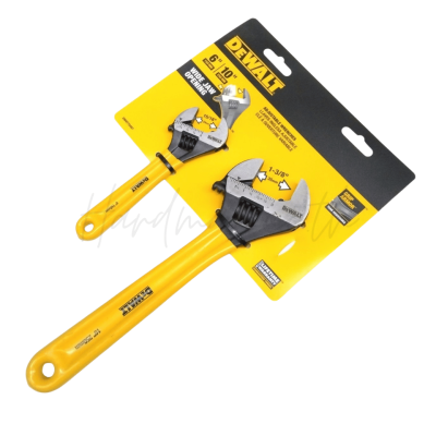 ประแจเลื่อนขนาด 6 นิ้ว เเละ 10 นิ้ว DEWALT รุ่น DWHT75497