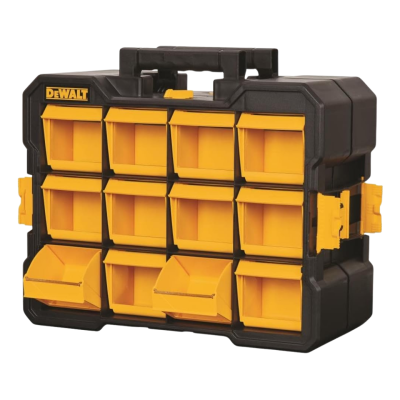 กล่องฝาใสแบบเก็บชิ้นส่วนขนาดเล็ก 12 ช่อง DEWALT รุ่น DWST14121