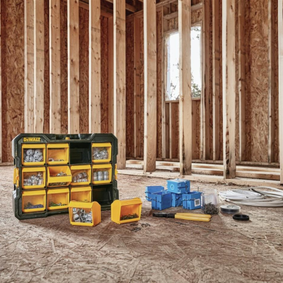 กล่องฝาใสแบบเก็บชิ้นส่วนขนาดเล็ก 12 ช่อง DEWALT รุ่น DWST14121