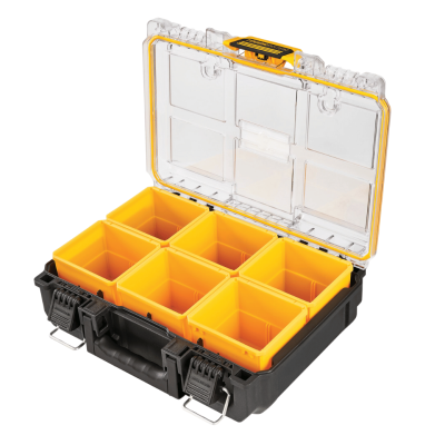 DEWALT DWST83392-1 TOUGH SYSTEM 2.0 Half Width Deep Organiser  Yellow - Black