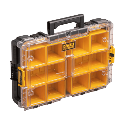 DEWALT DWST83392-1 TOUGH SYSTEM 2.0 Half Width Deep Organiser  Yellow - Black(copy)