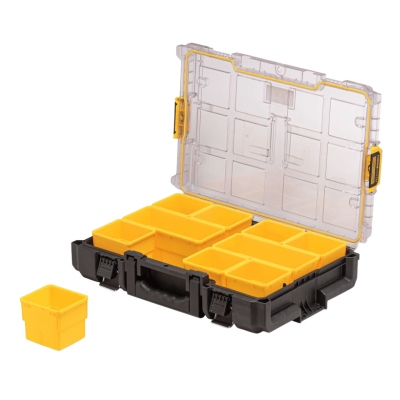 DEWALT DWST83392-1 TOUGH SYSTEM 2.0 Half Width Deep Organiser  Yellow - Black(copy)