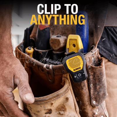 DEWALT DEW-DXMA1901148 Jobsite Wearable Bluetooth Speaker