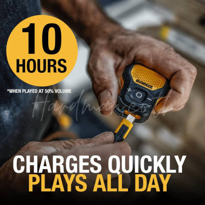 DEWALT DEW-DXMA1901148 Jobsite Wearable Bluetooth Speaker