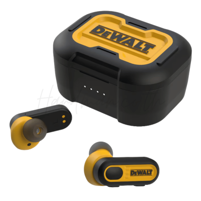 หูฟังไร้สายแบบพกพาพร้อมเคสชาร์จ DEWALT รุ่น DXMA1902092E
