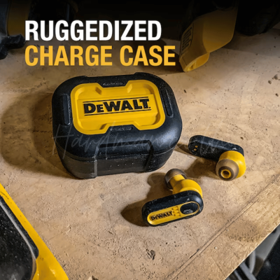 หูฟังไร้สายแบบพกพาพร้อมเคสชาร์จ DEWALT รุ่น DXMA1902092E