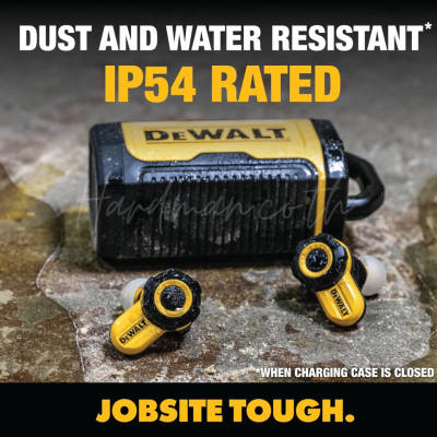 หูฟังบลูทูธไร้สาย PRO-X2 DEWALT รุ่น DXMA1902097E (ตัดเสียงรบกวน) หูฟังบลูทูธไร้สาย PRO-X2 DEWALT รุ่น DXMA1902097E (ตัดเสียงรบกวน)
