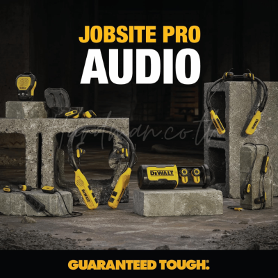 หูฟังบลูทูธไร้สาย PRO-X2 DEWALT รุ่น DXMA1902097E (ตัดเสียงรบกวน) หูฟังบลูทูธไร้สาย PRO-X2 DEWALT รุ่น DXMA1902097E (ตัดเสียงรบกวน)