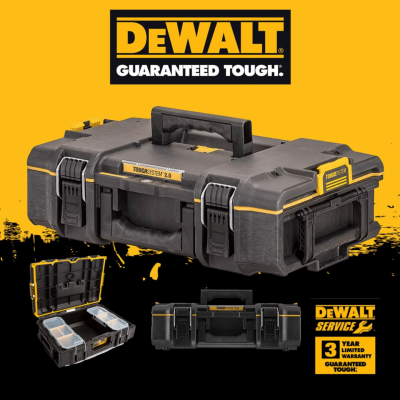 กล่องเครื่องมือ TOUGH SYSTEM 2.0 ขนาดมาตรฐาน DEWALT รุ่น DWST83293-1