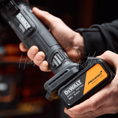 DCG45MP2T-B1 DEWALT x McLaren F1 Team 18V XR Special Edition Grinder - 2 x 5AH