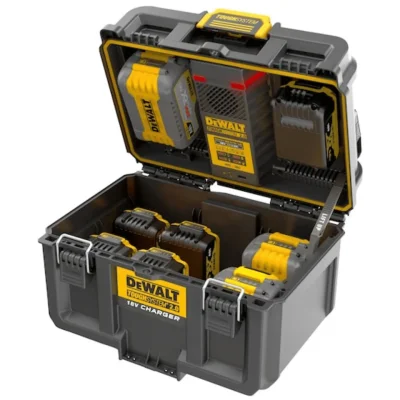 ชุดกล่องเก็บและชาร์ตแบตเตอรี่ DEWALT รุ่น DWST83471-QW TOUGHSYSTEM 2.0