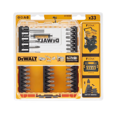 ชุดดอกไขควง 33 ชิ้น DEWALT รุ่น DT70709-QZ ชุดดอกไขควง 33 ชิ้น DEWALT รุ่น DT70709-QZ