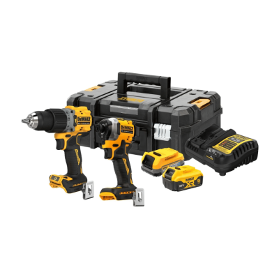 ชุดสว่านกระแทกเเละไขควงกระแทก 18V DEWALT รุ่น DCK2050P1E1T-B1