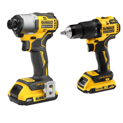 ชุดสว่านกระแทกและไขขวงกระแทก DEWALT รุ่น DCK2214E2-B1 (DCF840+DCD709)