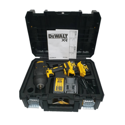 บล็อกกระแทกไร้สาย 20 V DEWALT รุ่น DCF900P2T-B1 (พร้อมแบตและแท่นชาร์จ) บล็อกกระแทกไร้สาย 20 V DEWALT รุ่น DCF900P2T-B1 (พร้อมแบตและแท่นชาร์จ)
