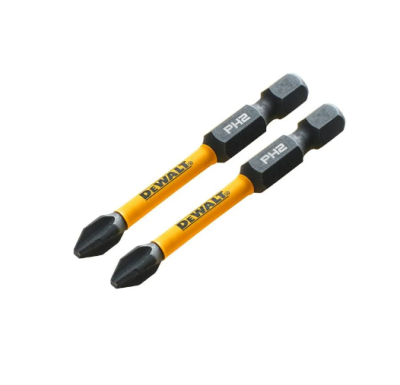 ชุดดอกไขควง 2 ชิ้น  PH2 50 mm. DEWALT รุ่น DT70532T-QZ