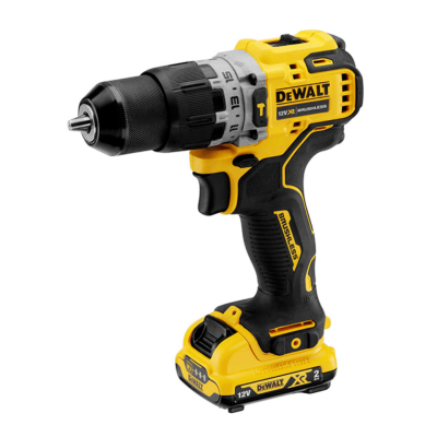 สว่านกระแทกไร้สาย 12V DEWALT รุ่น DCD706D2A-B1  (พร้อมแบตเตอรี่เเละแท่นชาร์จ)