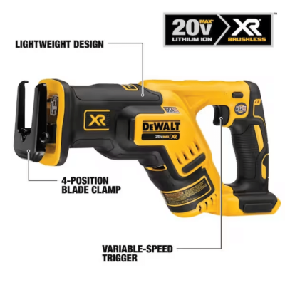 เลื่อยชักไร้สาย 20V DEWALT รุ่น DCS367B  (เครื่องเปล่า)