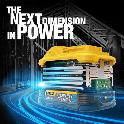 แบตเตอรี่ รุ่น DCBP520-B1 DEWALT Powerstack 20V 5.0 Ah  │รับประกัน 1 ปี