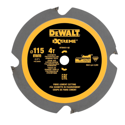 ใบเลื่อยวงเดือนอเนกประสงค์ 115 มม. 4 ฟัน DEWALT รุ่น DT20421-QZ