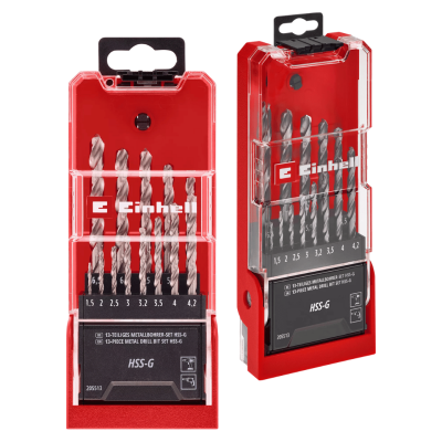 ชุดดอกสว่านเจาะเหล็ก EINHELL รุ่น HSS-G 13 ชิ้น