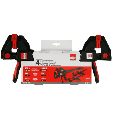 ชุดแคลมป์ 4 ชิ้น Bessey รุ่น EZM-EZL SET