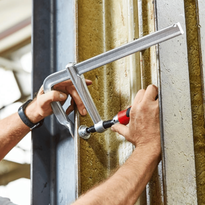 แคลมป์สกรู พร้อมด้ามจับหมุน Bessey รุ่น GZ30-12G