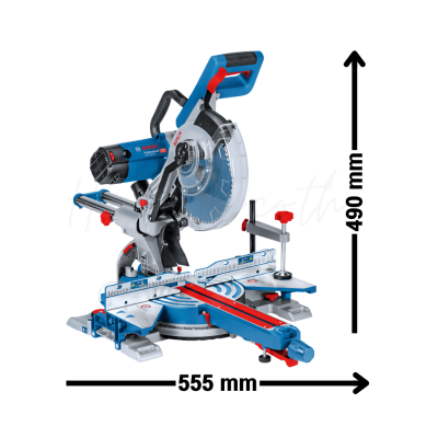 แท่นตัดองศาแบบเลื่อนสไลด์ 10 นิ้ว BOSCH รุ่น GCM 350-254