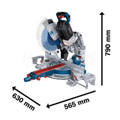 แท่นตัดองศาไร้สาย BITURBO 12 นิ้ว BOSCH รุ่น GCM 18V-305 GDC
