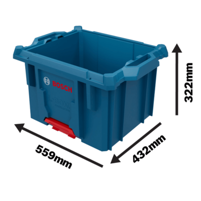 กล่องเครื่องมือช่างแบบไม่มีฝาปิด BOSCH รุ่น L-BOXX Contractor Crate