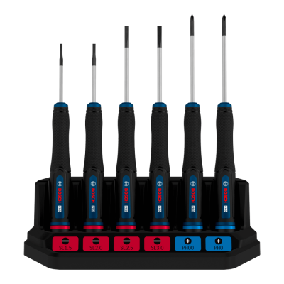 BOSCH 1600A039PL PRO PH/SL Precision Screwdriver Set, 6 pcs