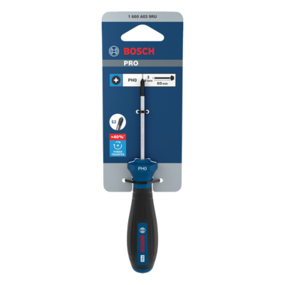BOSCH PRO Screwdriver Phillips PH0 x 60mm 1600A039RU