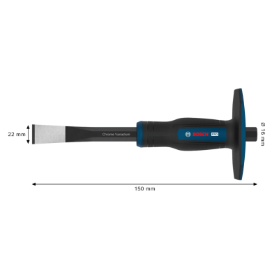 สิ่วสกัดปูนปากแบน 250 มม. BOSCH รุ่น 1600A03A9W