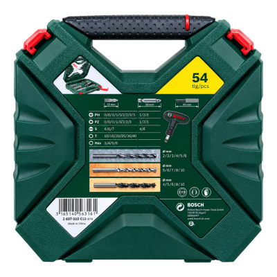 ชุดดอกสว่านและดอกไขควง BOSCH รุ่น X-LINE 54 (54 ชิ้น/แพ็ค)