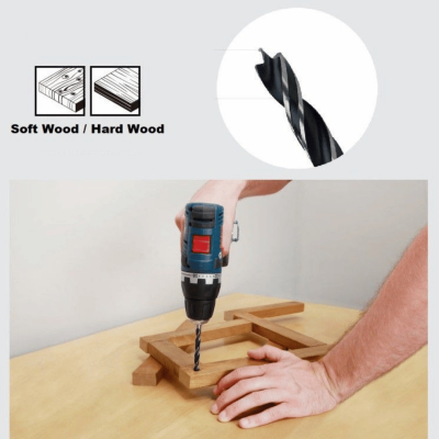 BOSCH Screwdriver Bit and Drill Bit Set for Wood and Metal, Model 2607011475 (15 pcs/pack)