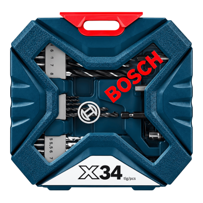 BOSCH 34pcs X-Line Classic Drill & Screwdriver Bit Set - 2607017405