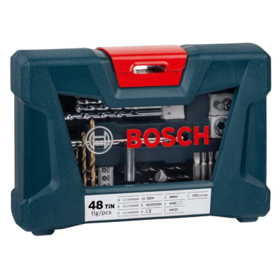 BOSCH V-LINE 48-Piece Drill and Screwdriver Bit Set (48 Pieces/Pack)