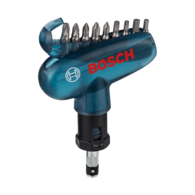 BOSCH Hand Screwdriver and Bit Set, Model 2607017413 (10 Pieces/Pack)