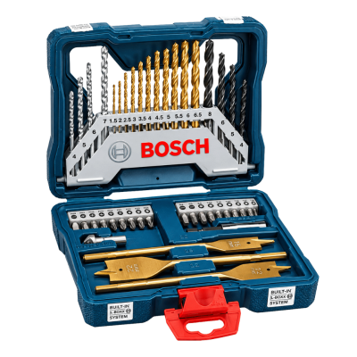 BOSCH X-LINE 40-Piece Drill and Screwdriver Bit Set – Genuine, Durable